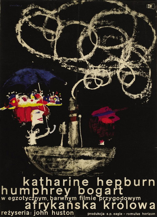 Afrykańska królowa (1952) – plakat filmu