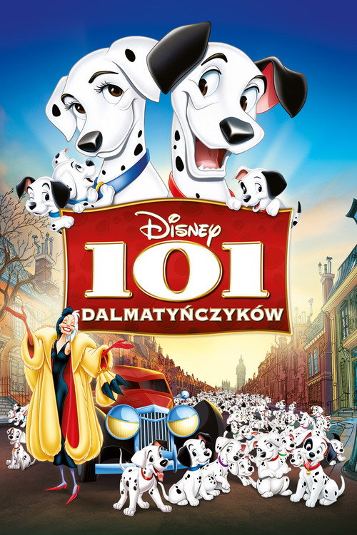 101 dalmatyńczyków (1961) – plakat filmu