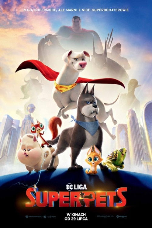 DC Liga Super-Pets (2022) – plakat filmu