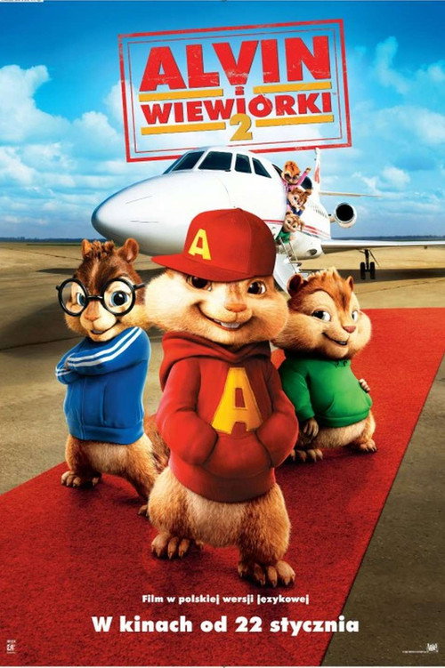 Alvin i wiewiórki 2 (2009) – plakat filmu