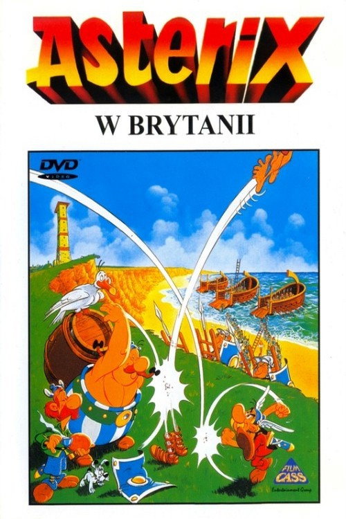 Asteriks w Brytanii (1986) – plakat filmu