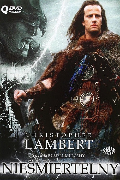 Nieśmiertelny (1986) – plakat filmu