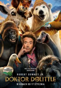 Doktor Dolittle (2020) – plakat filmu