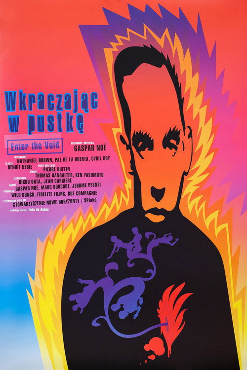 Wkraczając w pustkę (2010) – plakat filmu