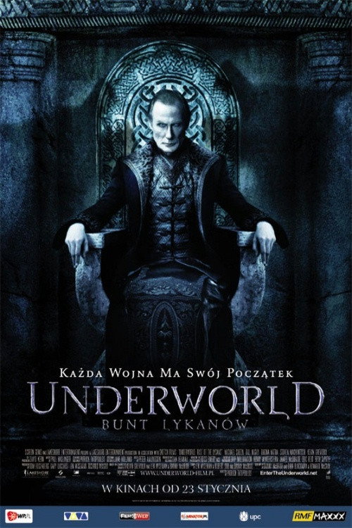Underworld 3: Bunt Lykanów (2009) – plakat filmu