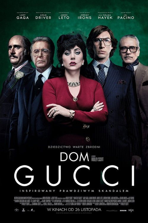 Dom Gucci (2021) – plakat filmu
