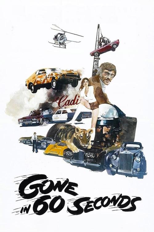 Gone in 60 Seconds (1974) – plakat filmu