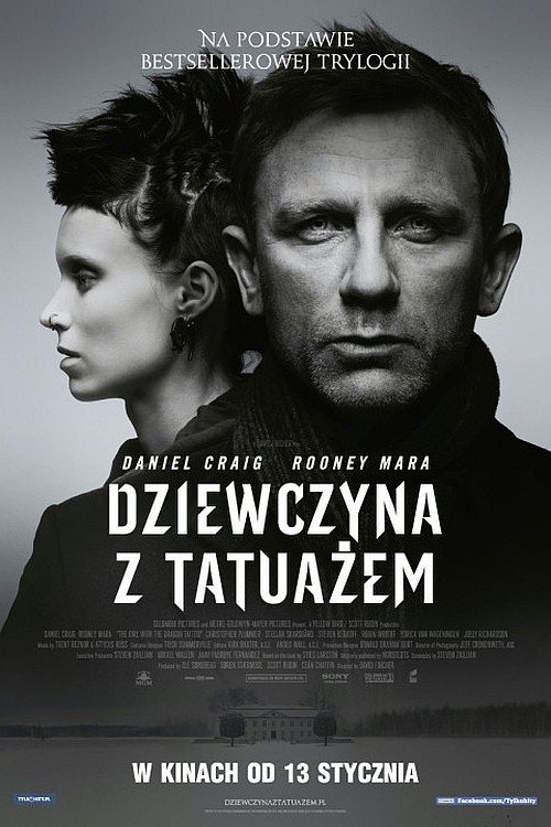 Dziewczyna z tatuażem (2011) – plakat filmu