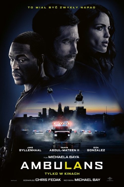 Ambulans (2022) – plakat filmu