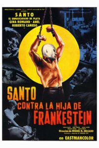 Santo contra la hija de Frankenstein (1972) – plakat filmu