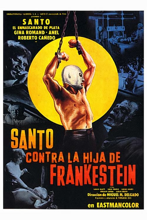 Santo contra la hija de Frankenstein (1972) – plakat filmu