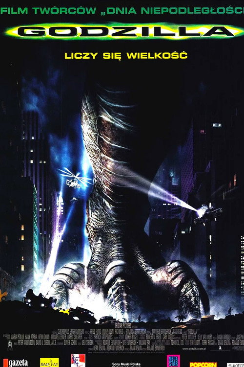 Godzilla (1998) – plakat filmu