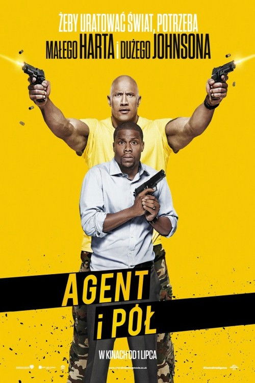 Agent i pół (2016) – plakat filmu