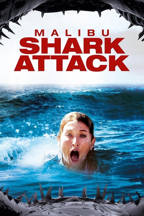 Malibu Shark Attack (2009) – plakat filmu