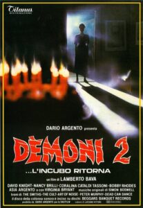 Demony 2 (1986) – plakat filmu