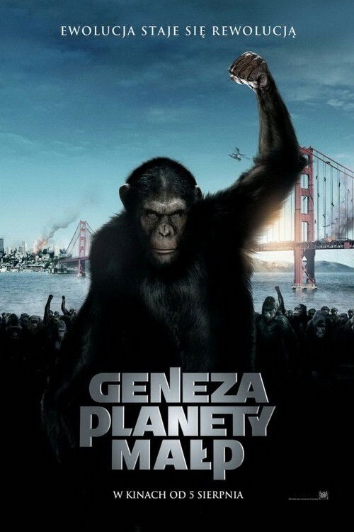 Geneza Planety Małp (2011) – plakat filmu