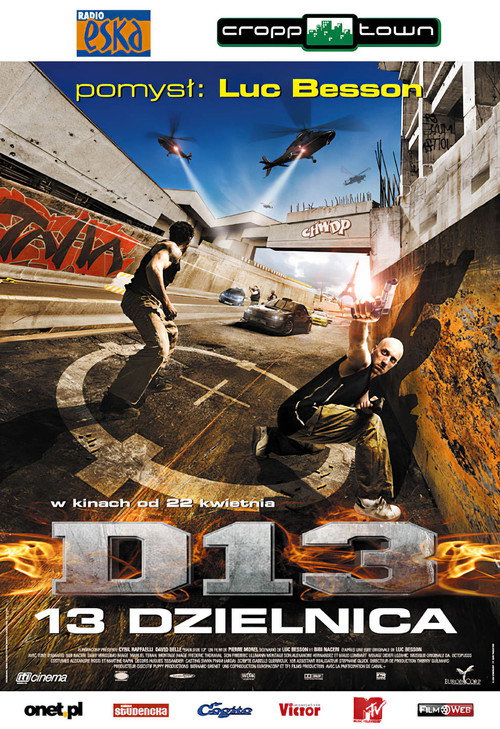 13 Dzielnica (2004) – plakat filmu