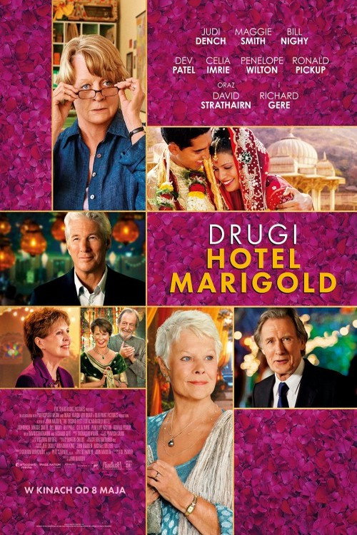 Drugi Hotel Marigold (2015) – plakat filmu