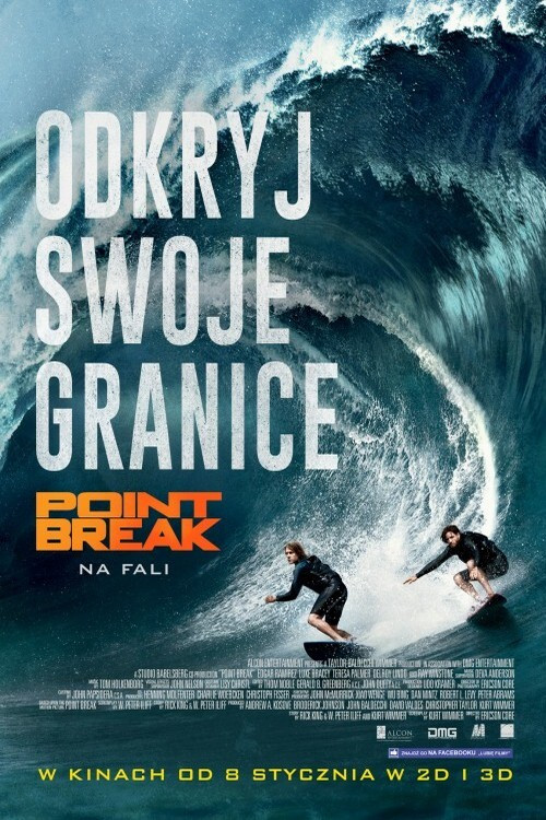 Point Break - Na fali (2015) – plakat filmu
