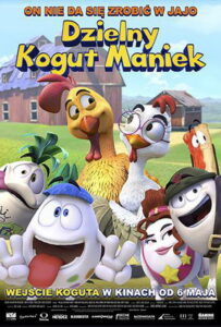 Dzielny kogut Maniek (2015) – plakat filmu