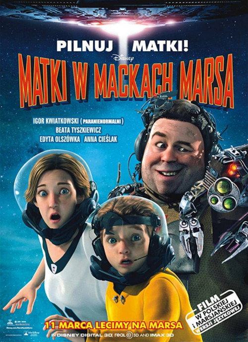 Matki w mackach Marsa (2011) – plakat filmu