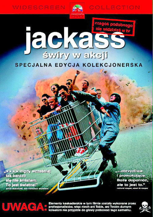 Jackass świry w akcji (2002) – plakat filmu