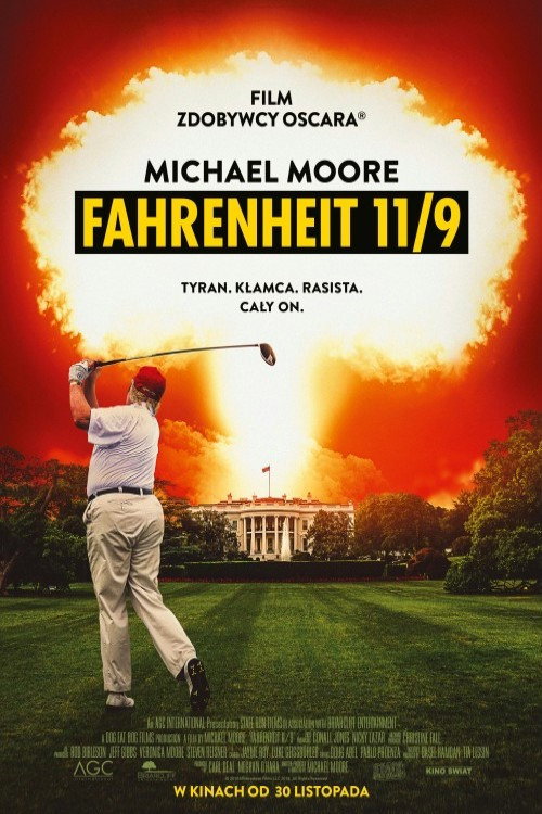 Fahrenheit 11/9 (2018) – plakat filmu
