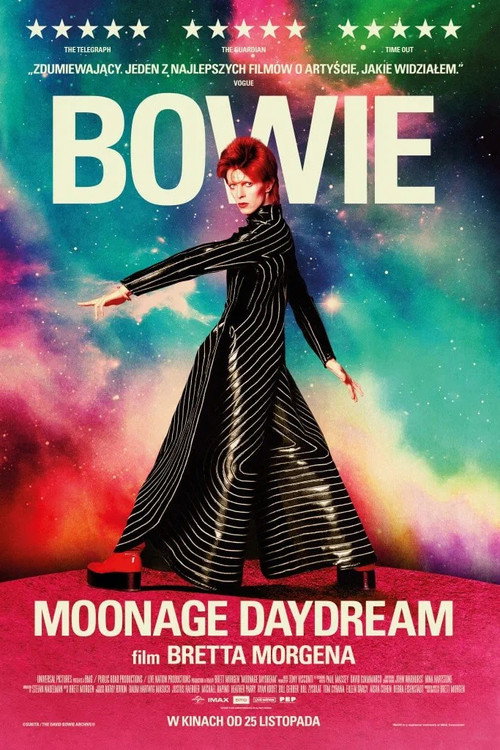 Moonage Daydream (2022) – plakat filmu