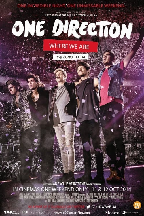 One Direction: Where We Are - The Concert Film (2014) – plakat filmu