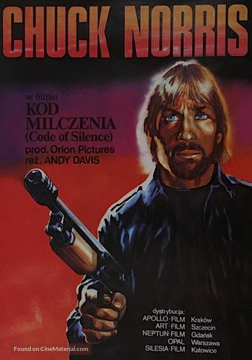 Kod milczenia (1985) – plakat filmu