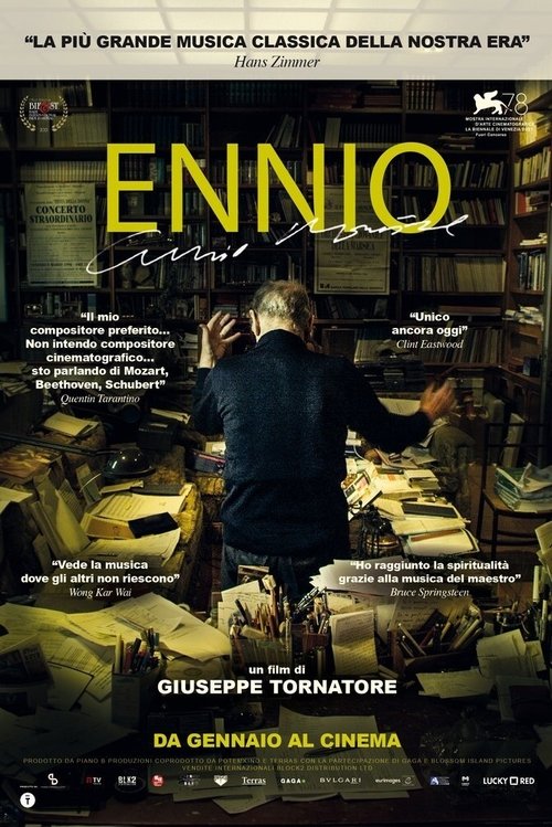 Ennio (2022) – plakat filmu