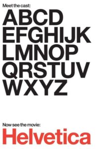Helvetica (2007) – plakat filmu