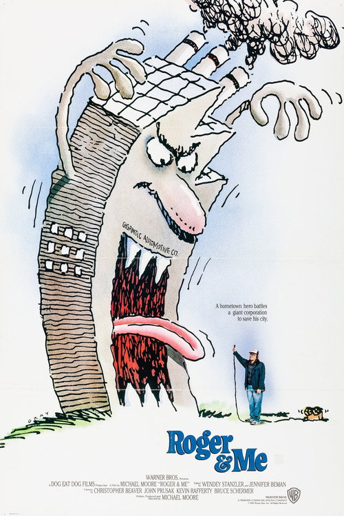 Roger & Me (1989) – plakat filmu