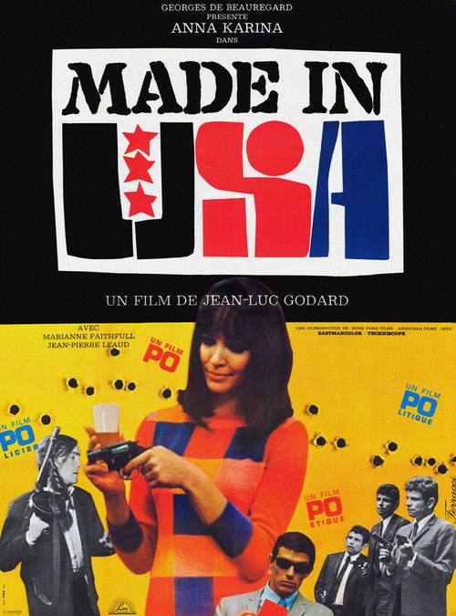 Made in U.S.A (1967) – plakat filmu