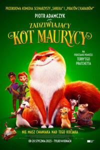 Zadziwiający kot Maurycy (2022) – plakat filmu